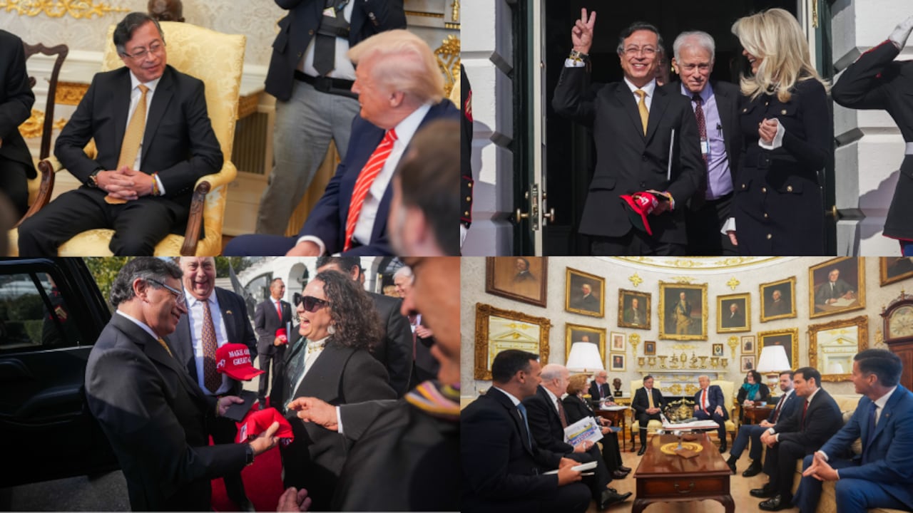 Gustavo Petro en su vida a Estados Unidos este 3 de febrero.