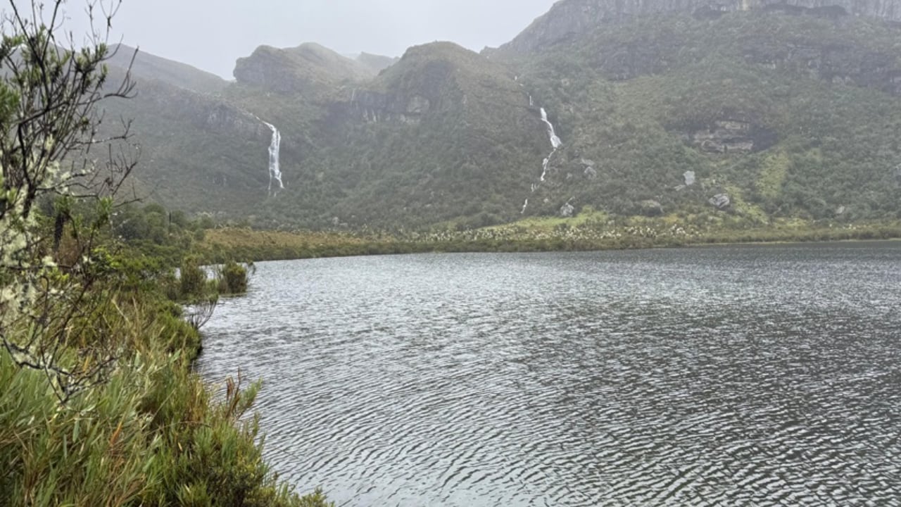 Laguna Tres Chorros en el departamento de Boyacá.