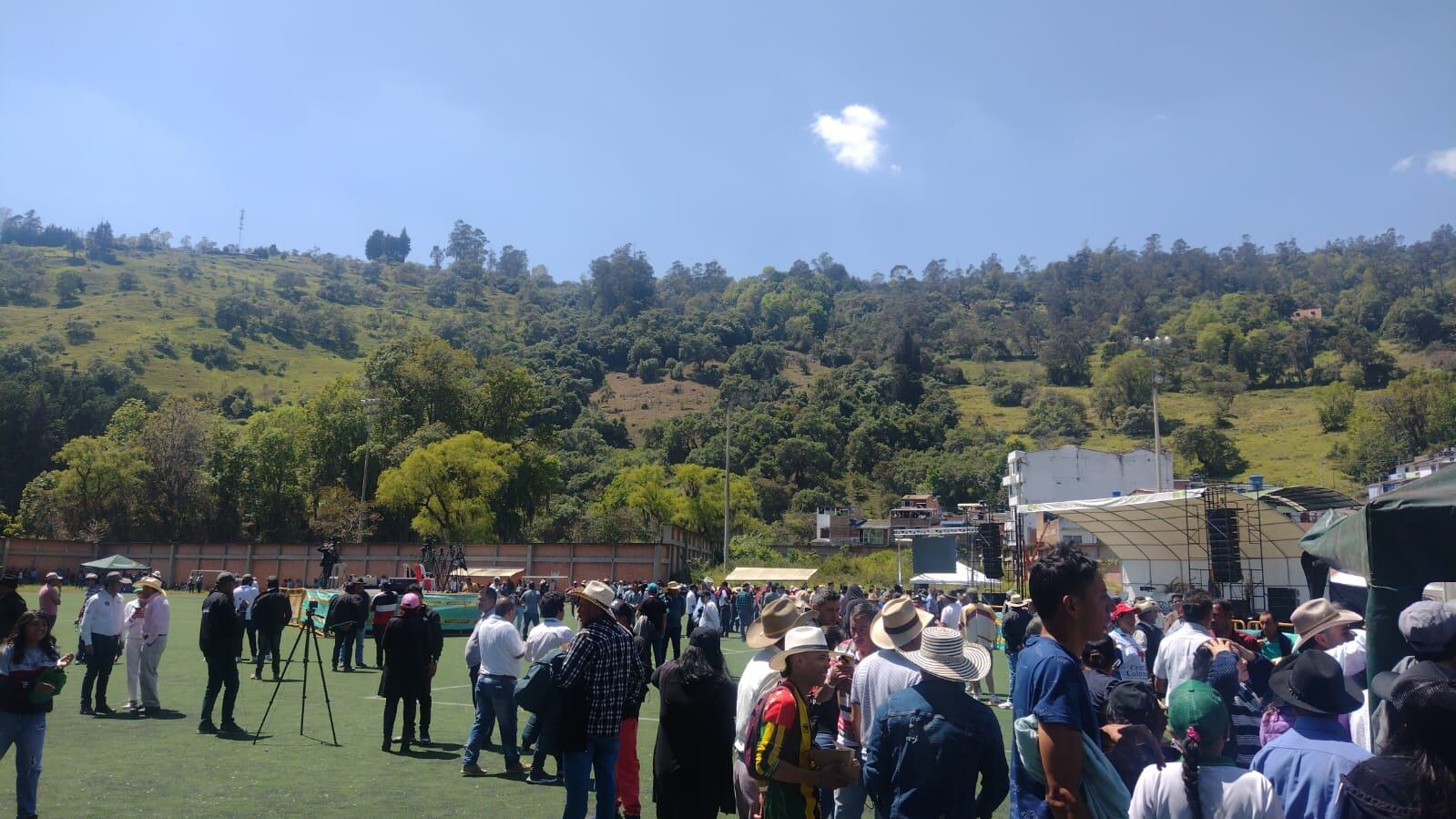 ¿Dónde está el presidente?, esa es la gran interrogante de los campesinos.