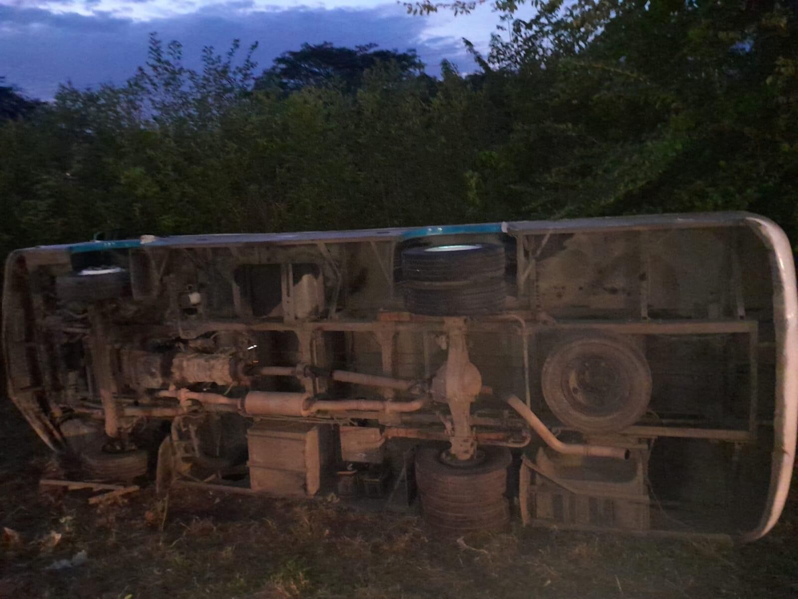 El bus cubría la ruta Sabanalarga - Barranquilla.