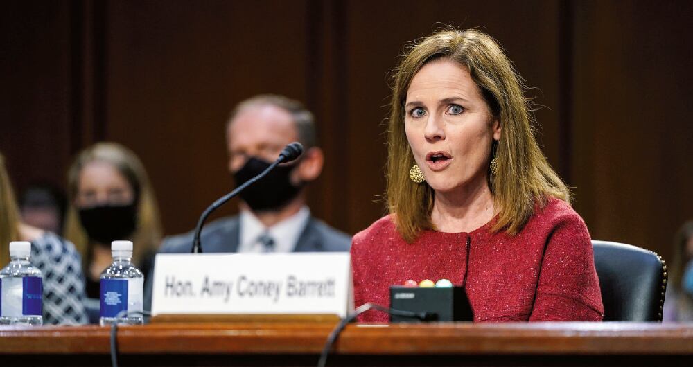 La jueza Amy Coney Barret, nominada por Trump para la Corte Suprema, respondió a los cuestionamientos de los senadores demócratas.