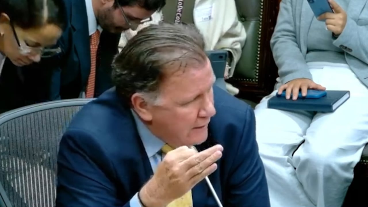 Indalecio Dangond, ministro de Agricultura, en debate de control político en la Comisión V de Senado