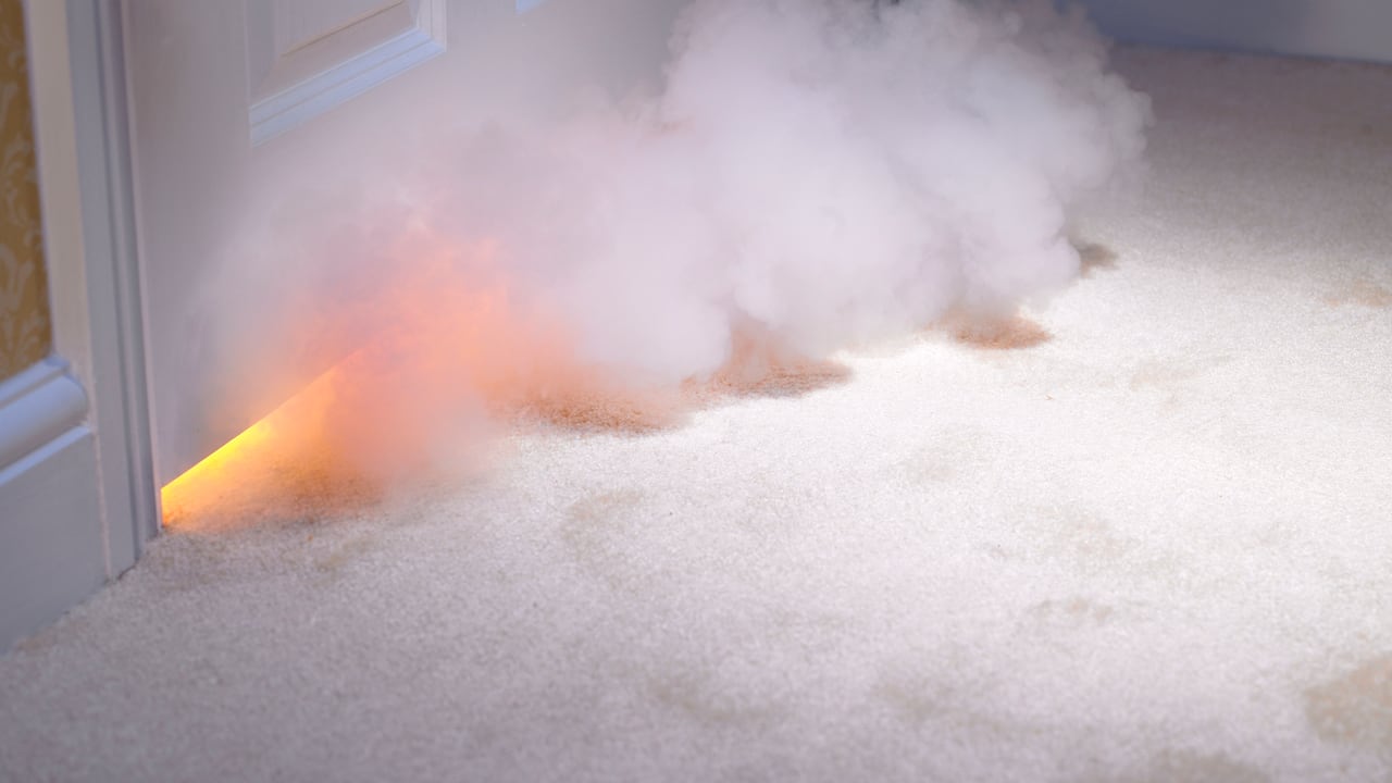 Incendio en el hogar.