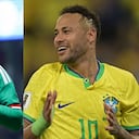 Julián Quiñones y Neymar