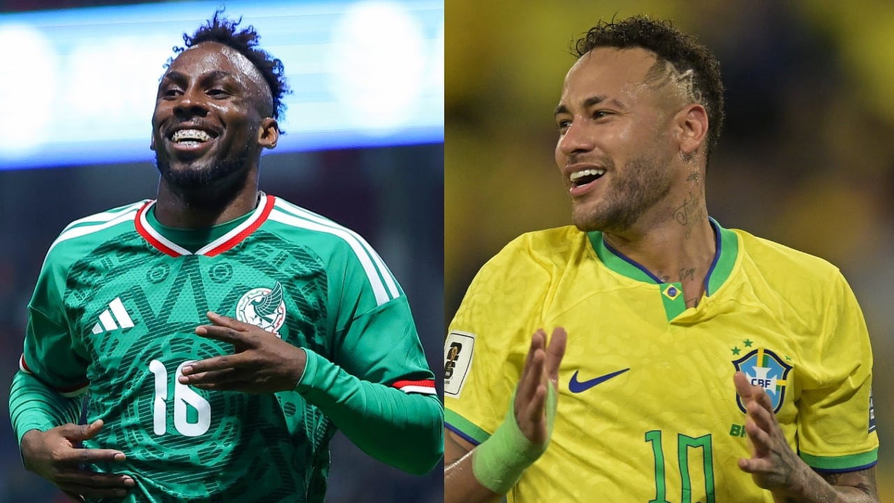 Julián Quiñones y Neymar