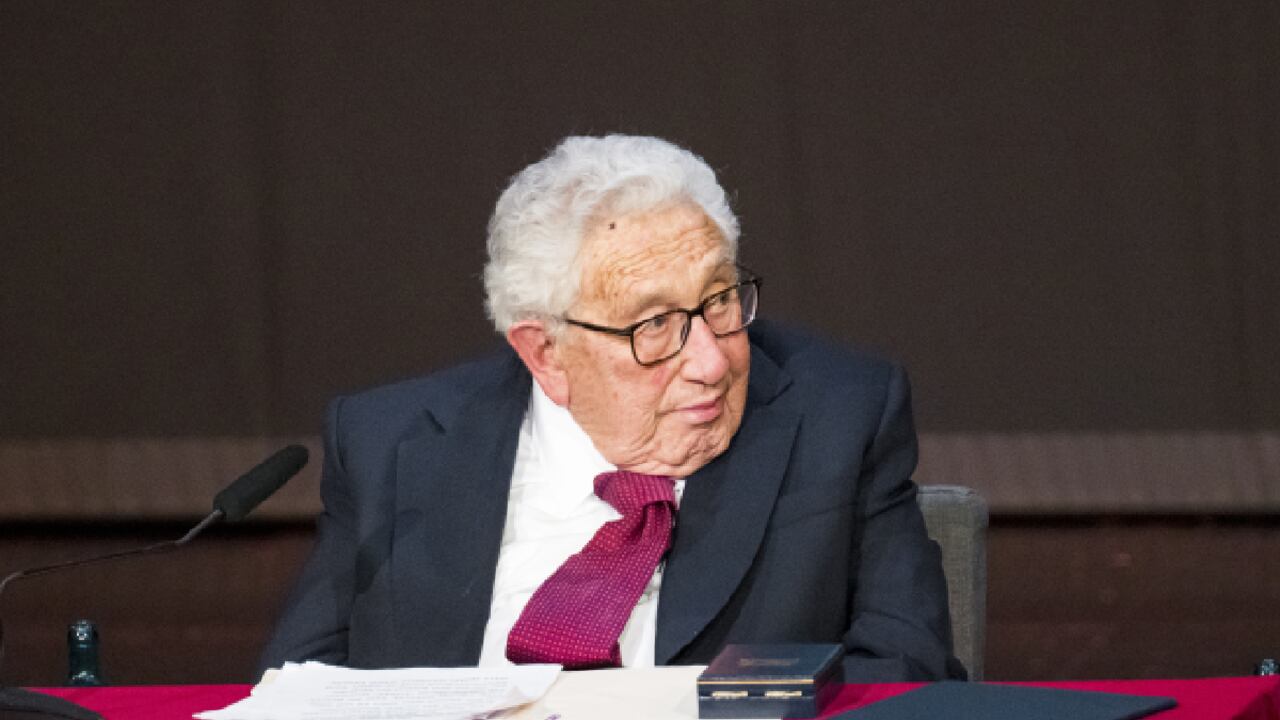 Henry Kissinger, ex secretario de Estado de Estados Unidos, y un referente de la diplomacia internacional.