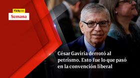 César Gaviria derrotó al petrismo. Esto fue lo que pasó en la convención liberal