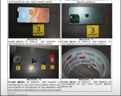 Estos elementos le fueron incautados al ciudadano estadounidense quien quiso fugarse del país.