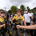 Roglic y Vingegaard durante la Vuelta a España 2023.