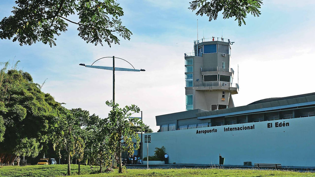 Imágenes del aeropuerto El Edén, de Armenia.