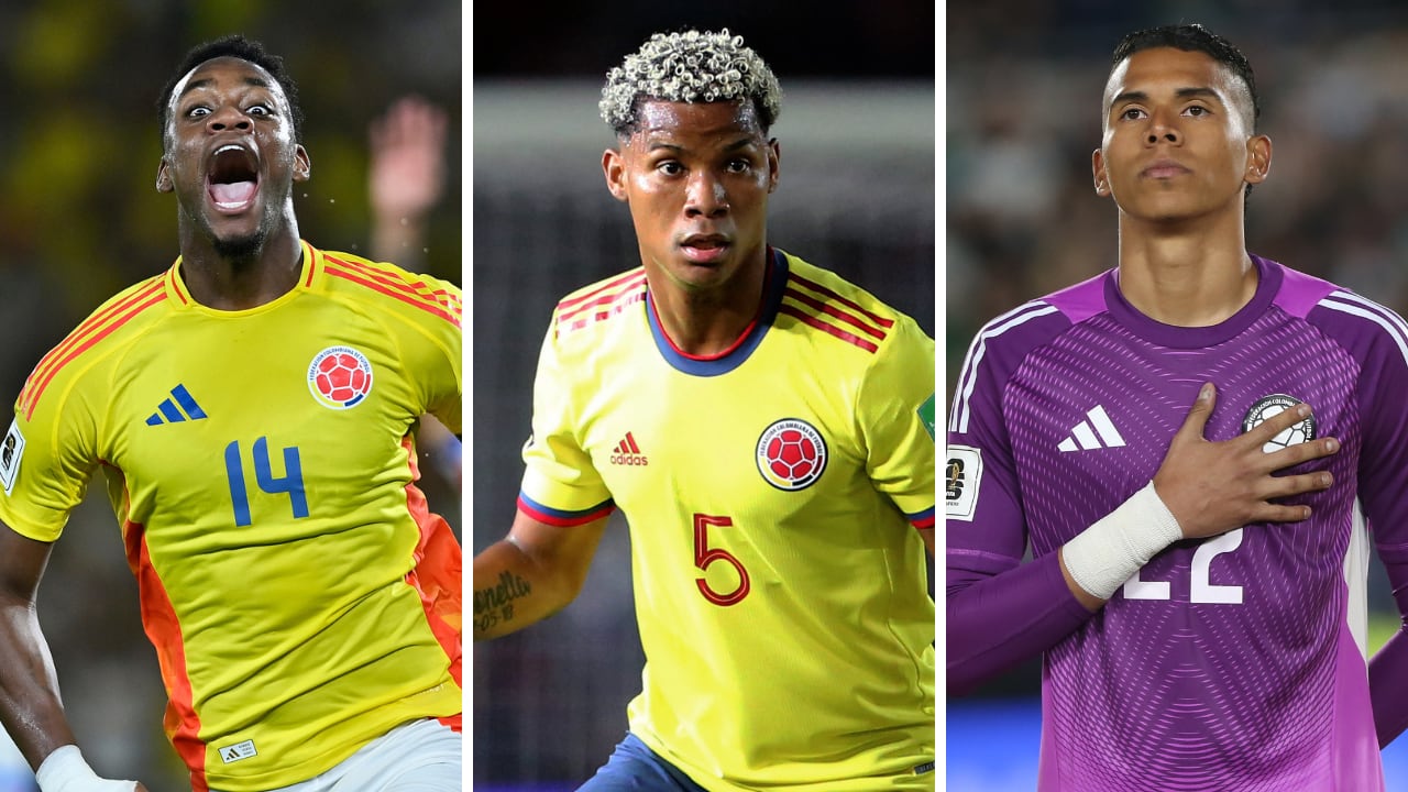 Jhon Durán, Wilmar Barrios y Kevin Mier: tres ausentes en la convocatoria de Colombia al Mundial 2026.