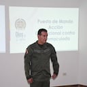 Tuluá: Situación de orden público en Tuluá. Consejo de Seguridad, comandante de la Policía General William René Salamanca Ramírez. Junto alcalde de Tuluá, Gustavo Vélez. foto José L Guzmán. El País