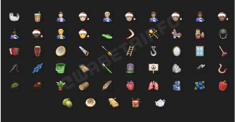 Emojis navideños en WhatsApp
