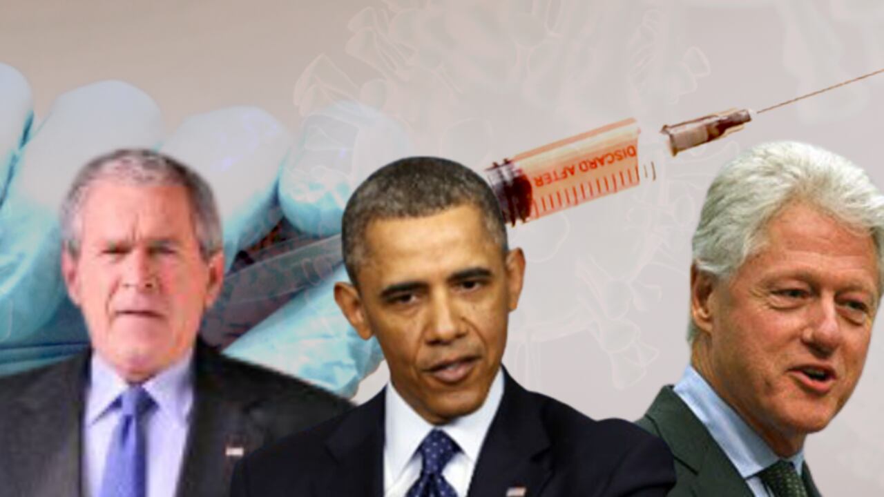 Los expresidentes Obama, Bush y Clinton, listos para vacunarse contra el coronavirus