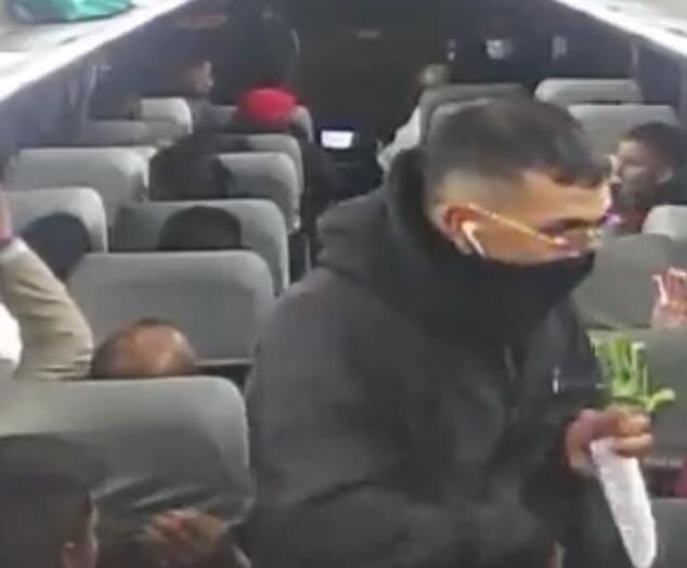 Robo en bus intermunicipal