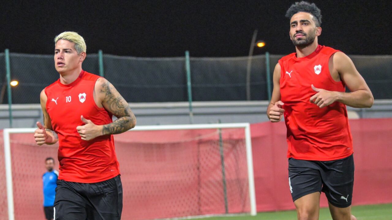 James Rodríguez. Foto: Twitter oficial - @AlrayyanSC