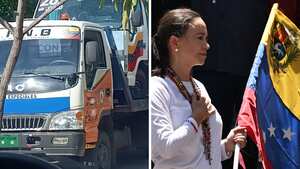 Camión en el que se movilizaba María Corina Machado fue confiscado en Venezuela