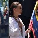 Camión en el que se movilizaba María Corina Machado fue confiscado en Venezuela