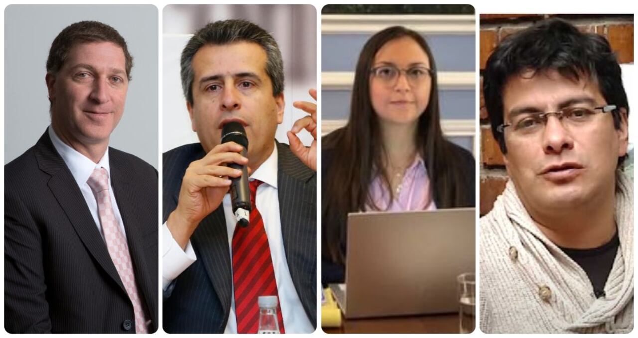 Saúl Kattan Kohen, Luis Fernando Velasco, Gabriela Posso y Danilo Rueda.