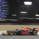 Max Verstappen en el auto del Red Bull Racing en la Fórmula 1.