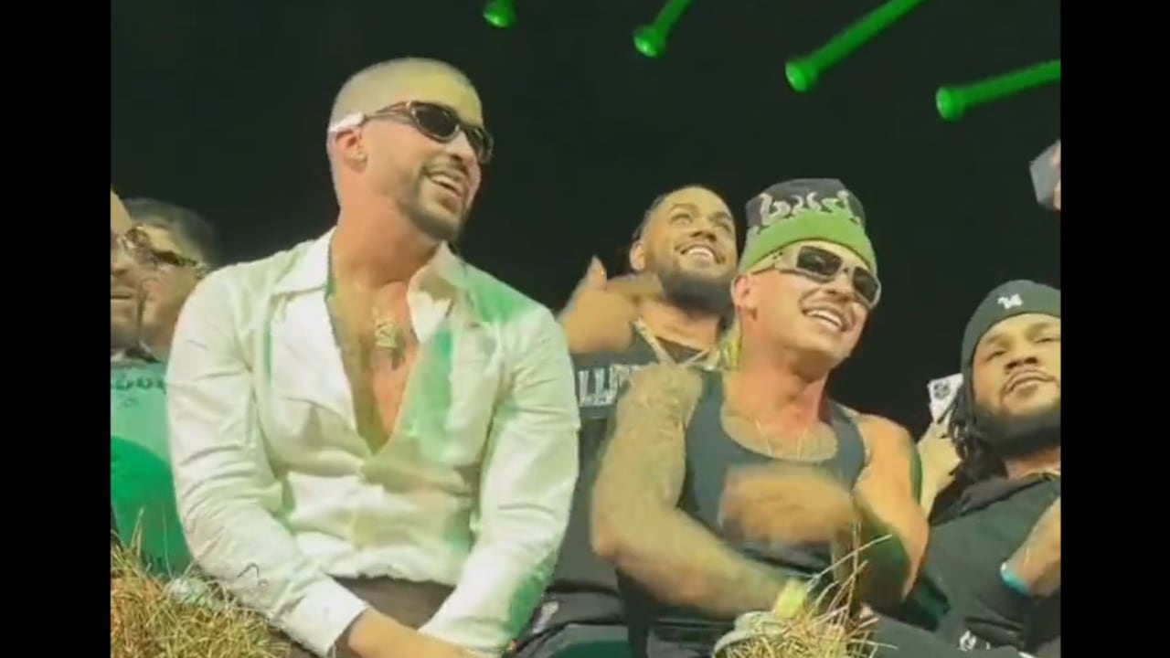 Bad Bunny y Feid estuvieron en Puerto Rico para lanzar el nuevo álbum del Conejo Malo