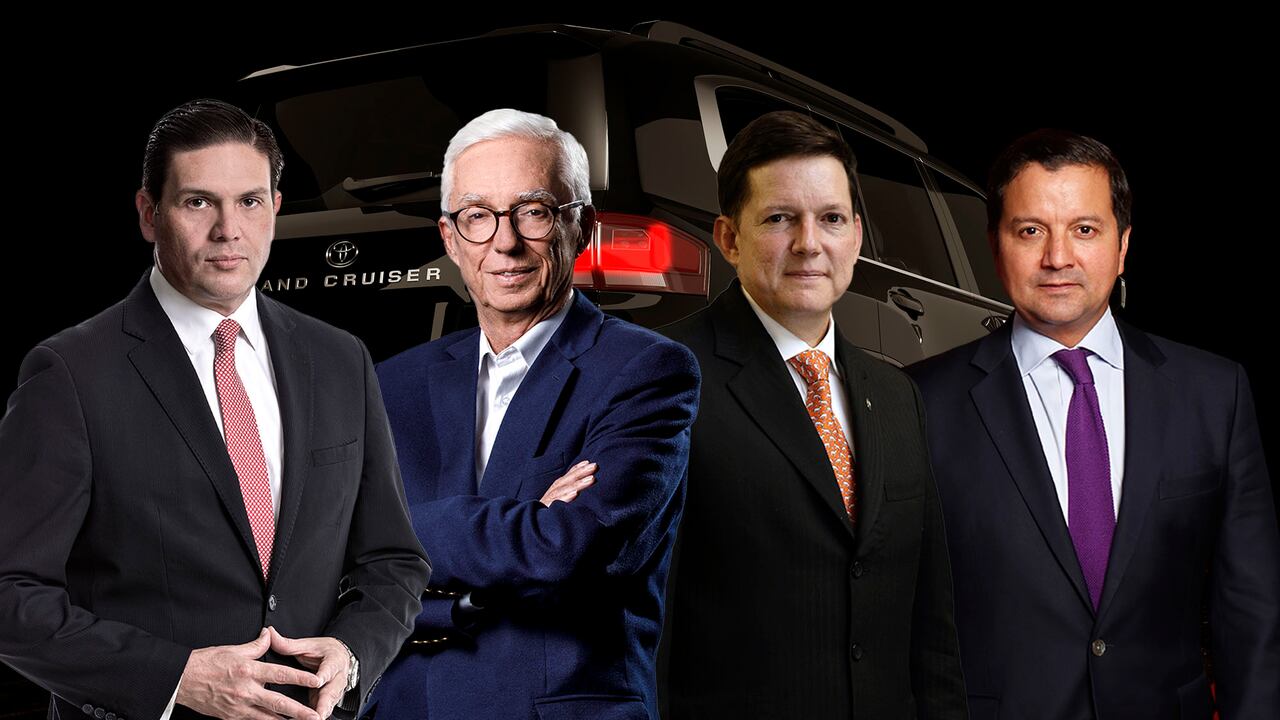 De izquierda a derecha: Juan Carlos Pinzón, Jorge Enrique Robledo, Wilson Ruiz, David Luna,