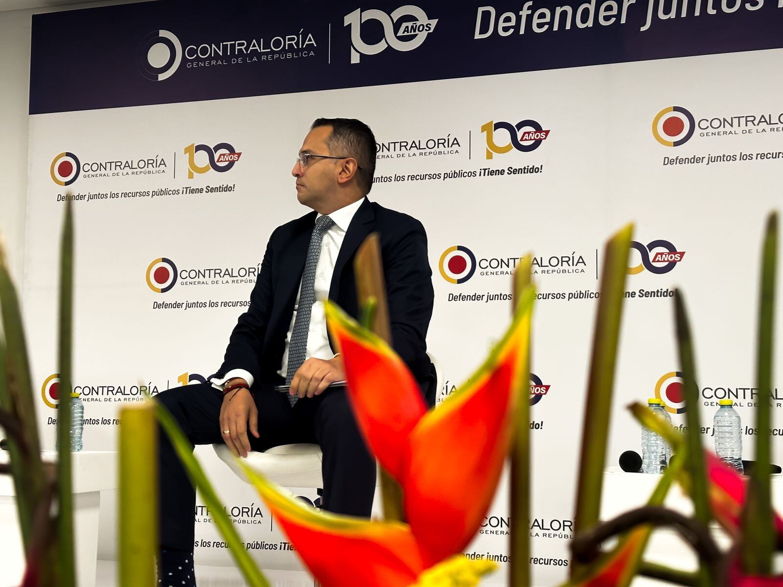 Contralor de Bogotá, Julián Ruiz, en el Foro “Río Bogotá: 100 años de aprendizajes hacia la gobernanza ambiental territorial hidrosocial”