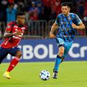 El partido entre Medellín y El Nacional se definió por un solo gol a favor del equipo colombiano. Foto: AFP.