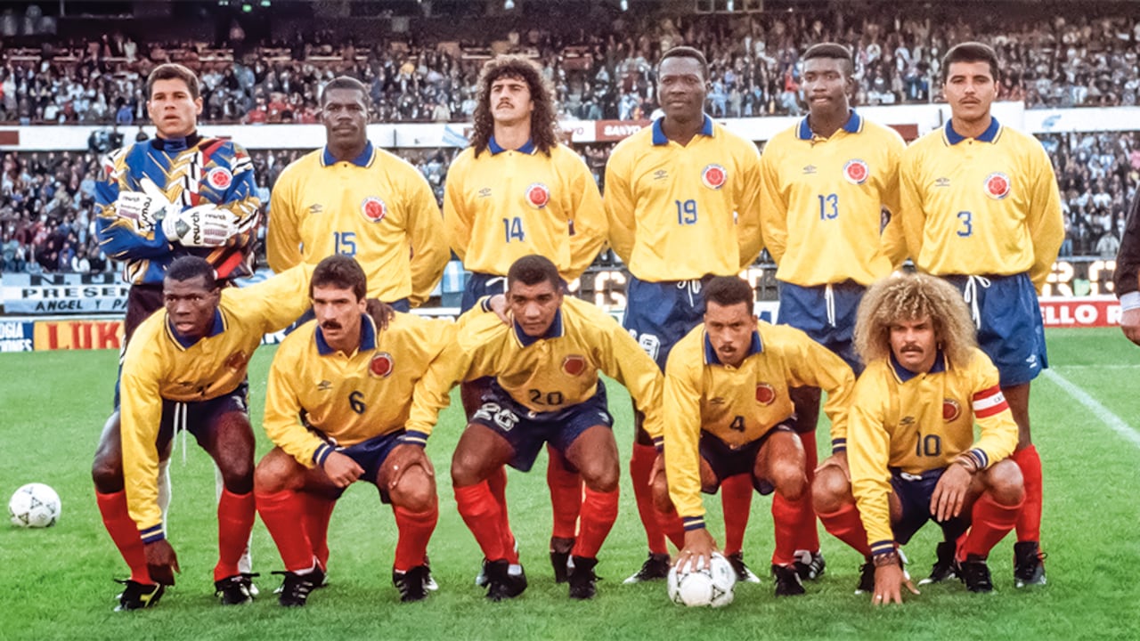 Jugadores de la Selección Colombia en 1993.