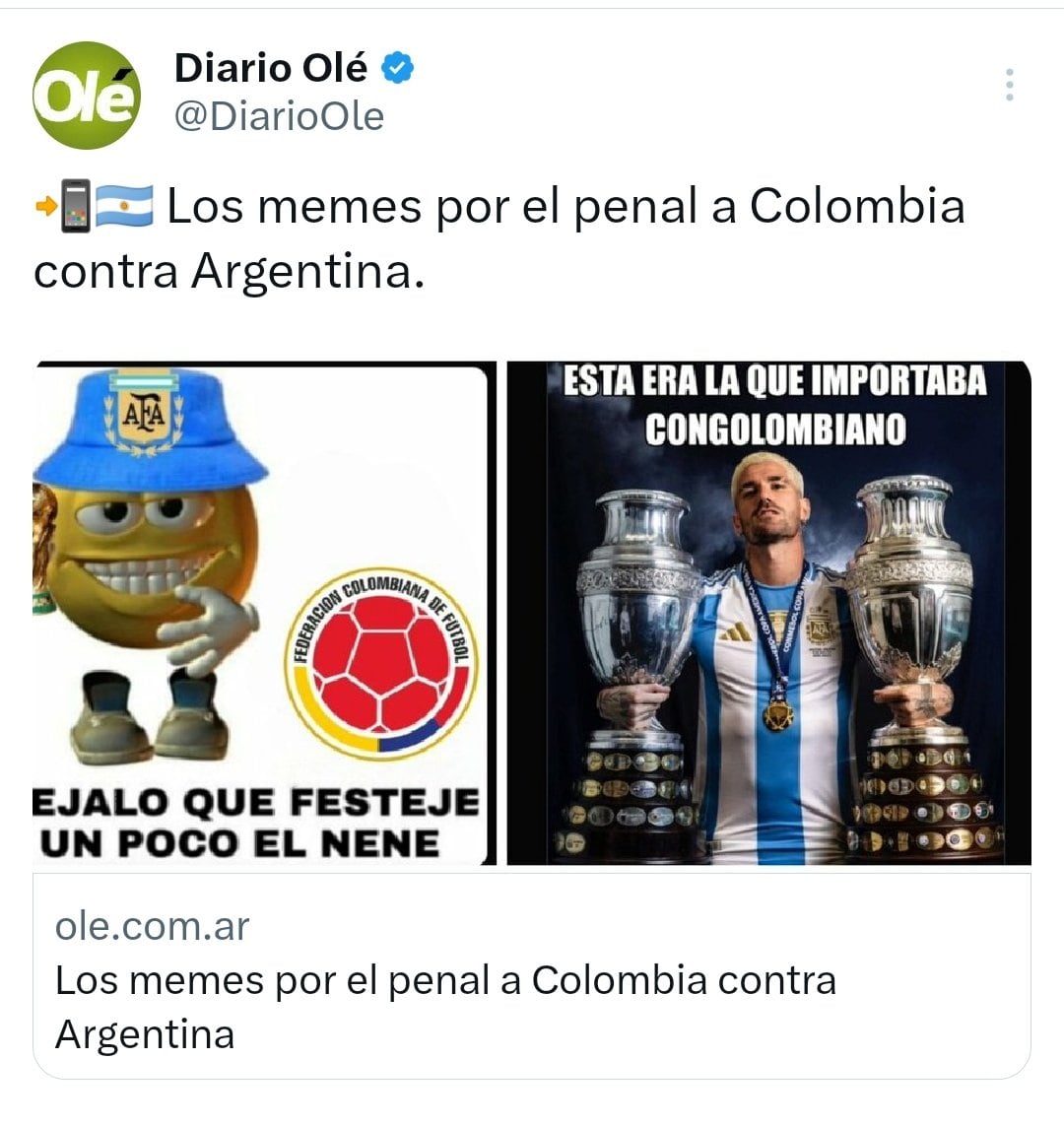 La nota del diario Olé que desató críticas en redes sociales