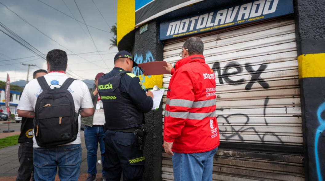 La intervención se realizó en la calle 63, entre carreras 24 y 28.