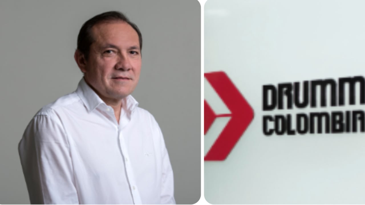 Foto 1: ministro de Trabajo Antonio Sanguino. Foto 2: logo de Durmmond Ltd Colombia