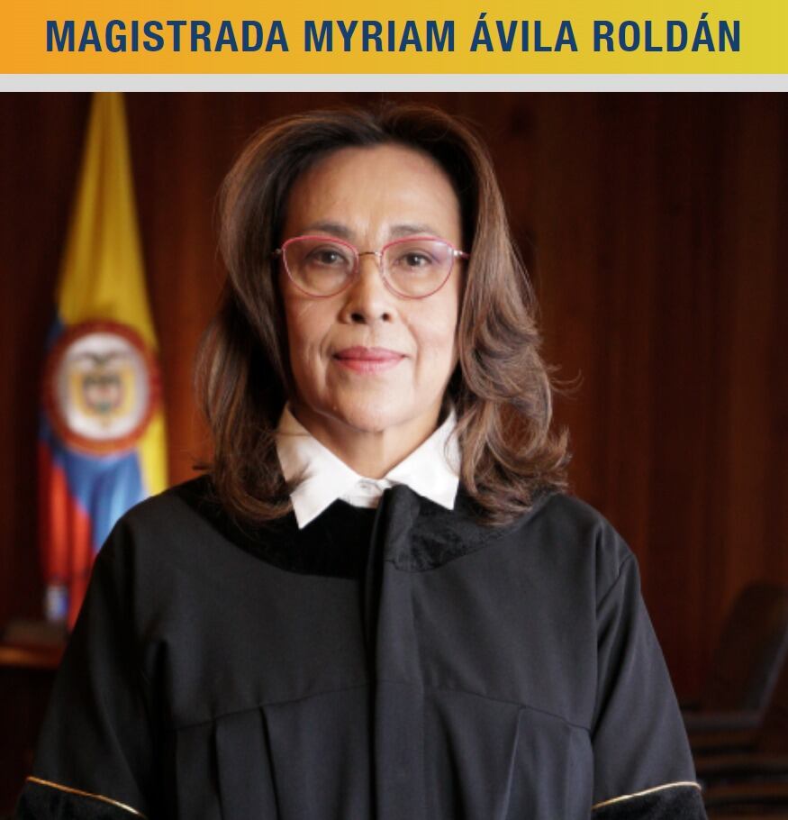 Magistrada Myriam Ávila Roldan, nueva presidenta de la Sala Penal.