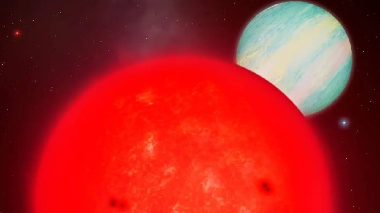 Un planeta gigante en una estrella diminuta desborda las teorías.
