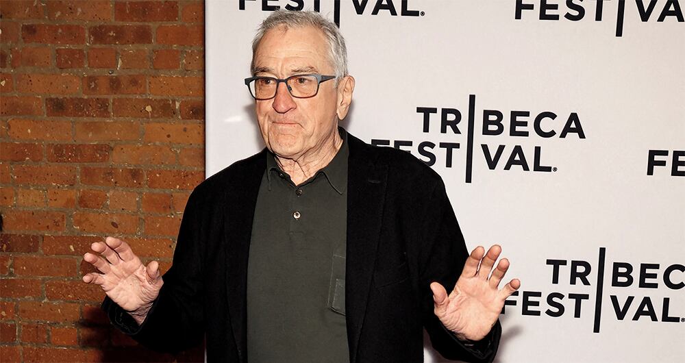 El actor  Robert de Niro.