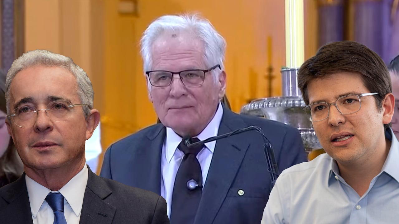 Álvaro Uribe Vélez, Miguel Uribe Londoño y Miguel Uribe Turbay