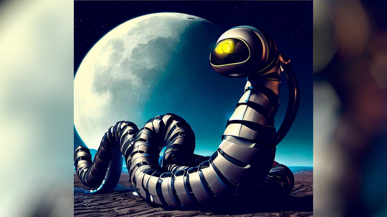 La Nasa está creando un robot con forma de serpiente para buscar vida en una luna de Saturno.