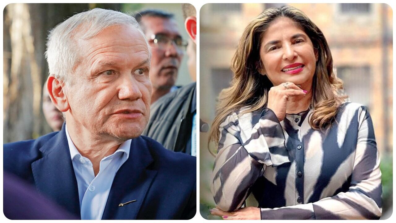 Carlos Ramón González y Luz Dana Leal.