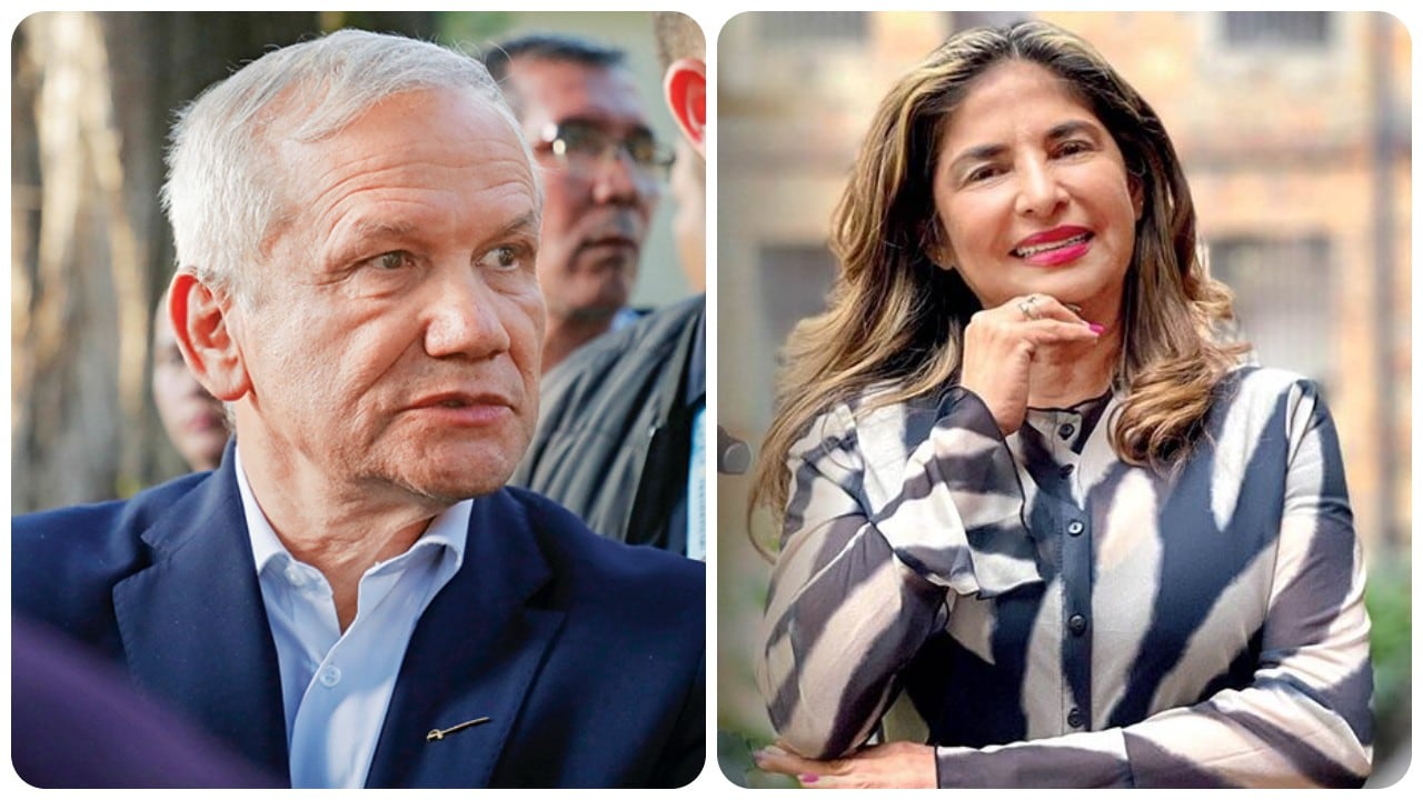 Carlos Ramón González y Luz Dana Leal.