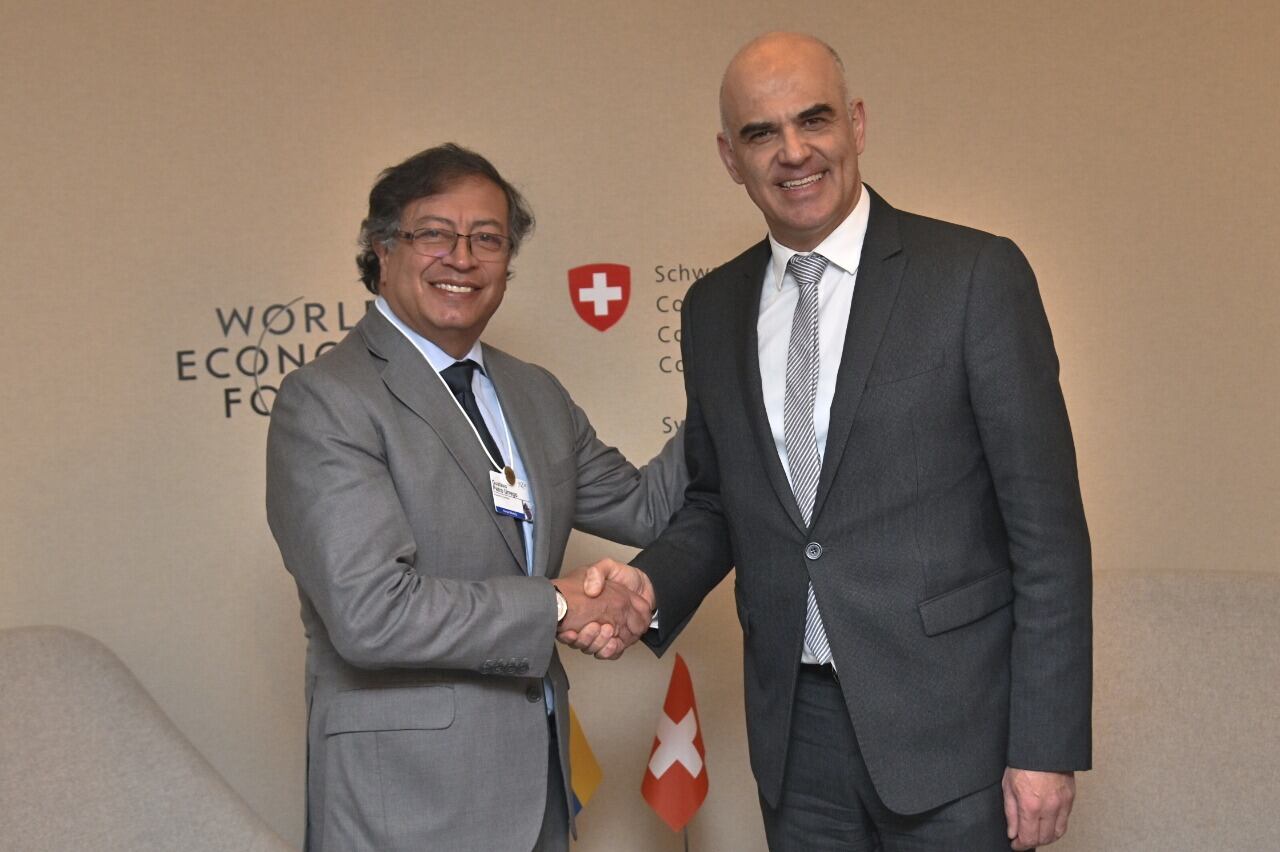 Ambos mandatarios se reunieron con el fin de estrechar lazos diplomáticos en el marco del Foro Económico Mundial