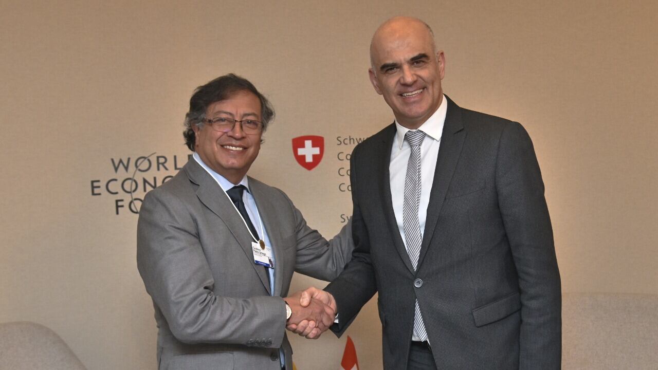 Ambos mandatarios se reunieron con el fin de estrechar lazos diplomáticos en el marco del Foro Económico Mundial.