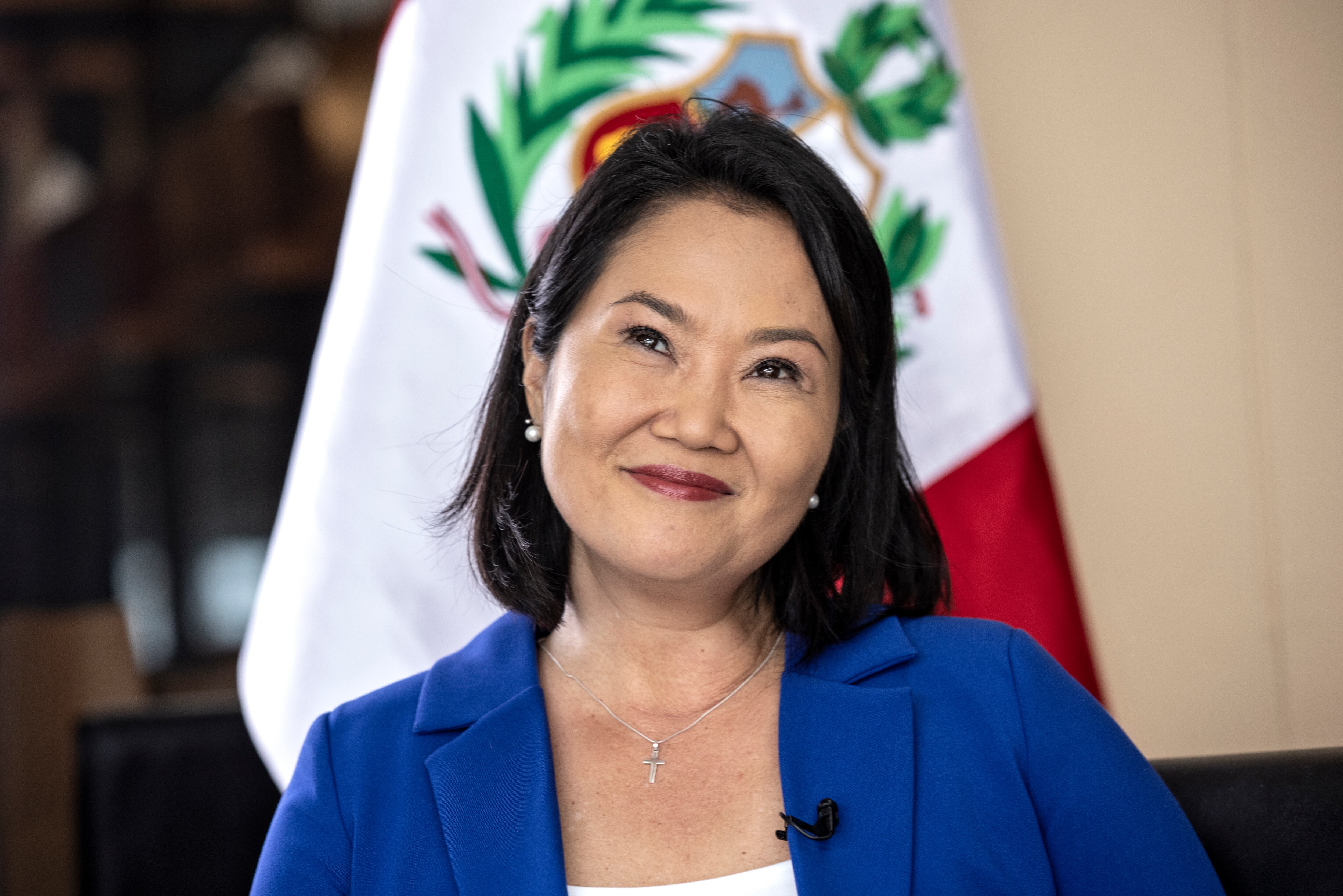 Keiko Fujimori, presidenta electa de Perú.