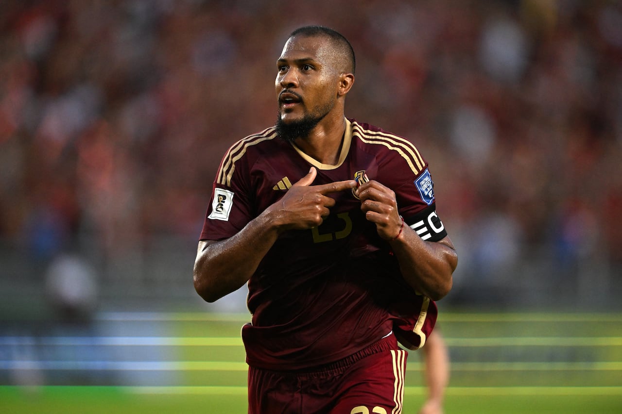 Salomón Rondón liderará a Venezuela vs. Colombia por el cupo al repechaje del Mundial 2026