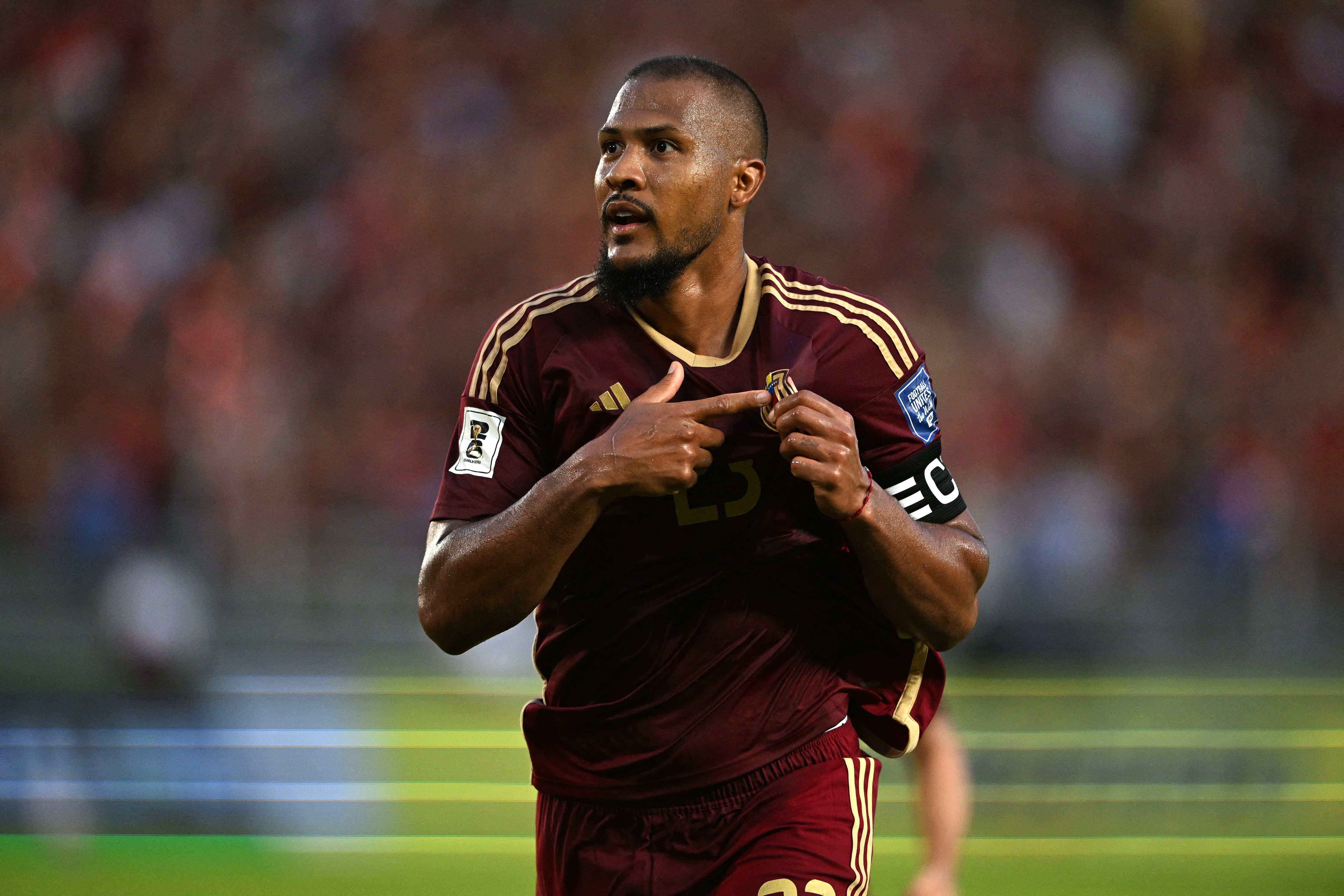 Salomón Rondón liderará a Venezuela vs. Colombia por el cupo al repechaje del Mundial 2026