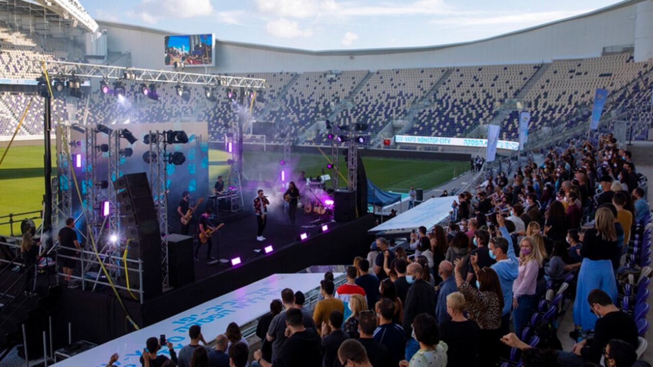 Imagen del concierto celebrado en Tel Aviv, Israel.