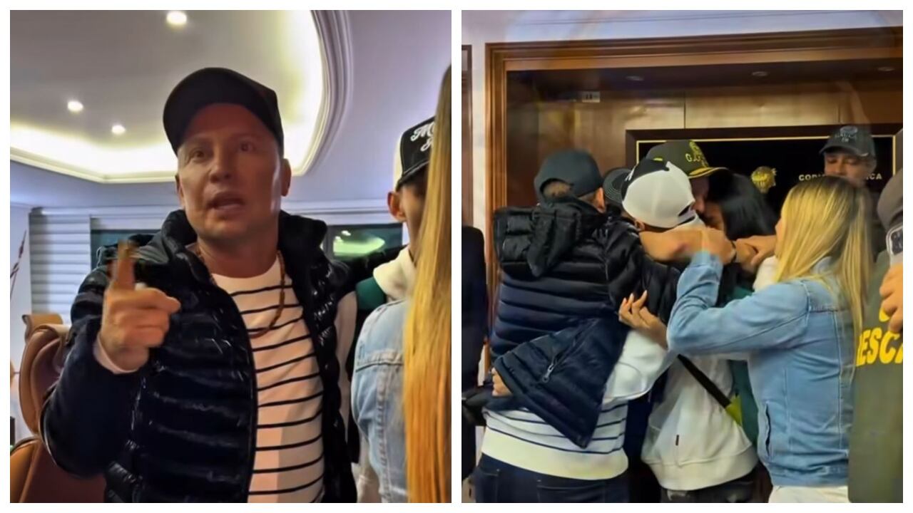 Miguel Ayala, hijo de Giovanny Ayala, se reencontró con su papá y familia