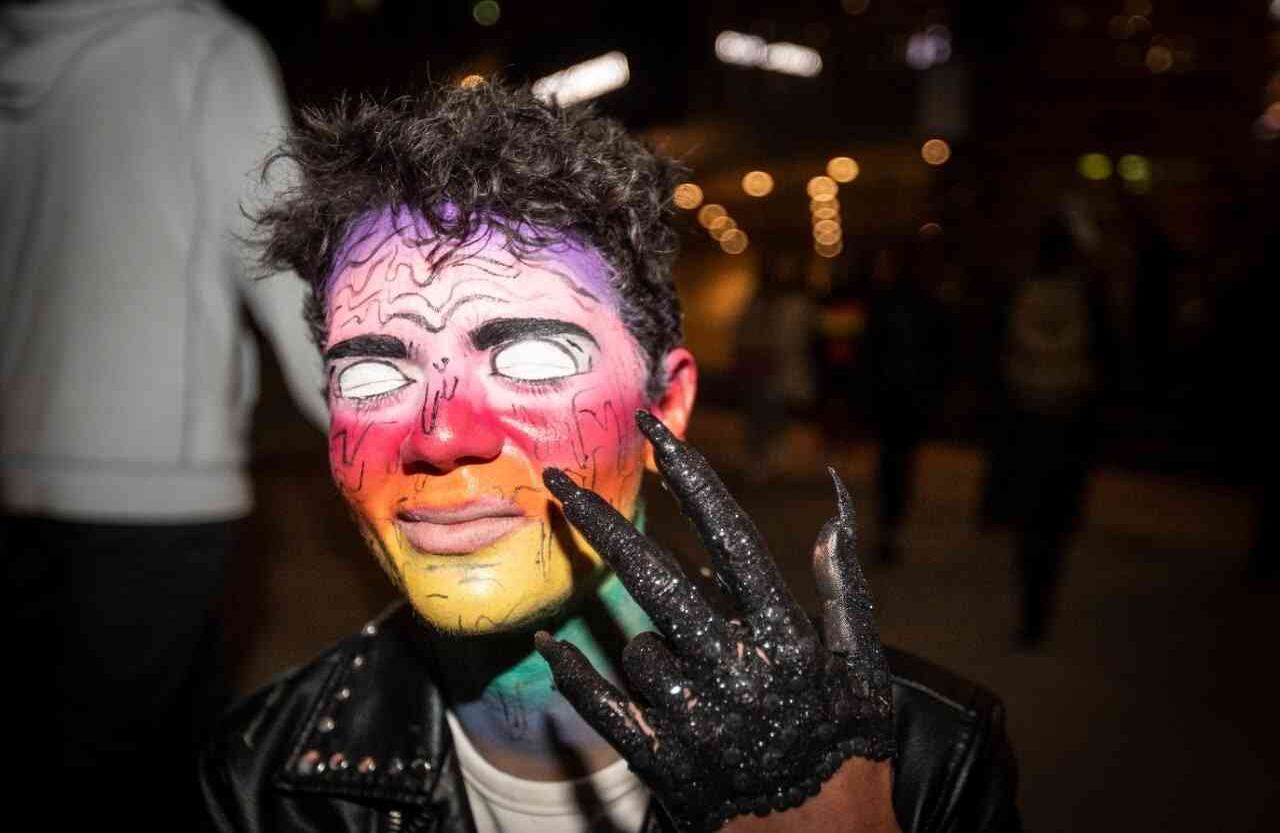 La diversidad sexual también encontró su lugar dentro de la celebración de Halloween. Foto: Diana Rey Melo