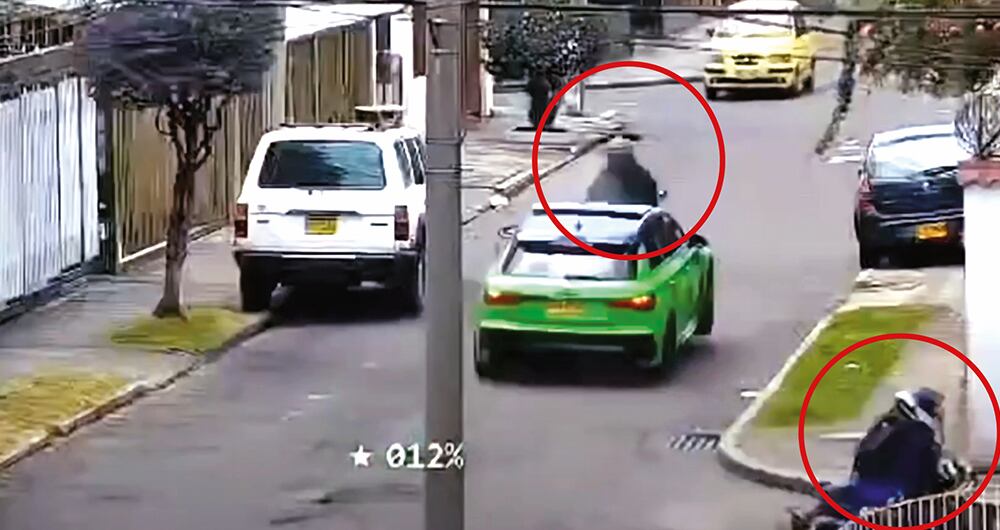   SEMANA obtuvo los registros de las cámaras de seguridad de la zona. Se trató de una persecución de película con desenlace fatal.