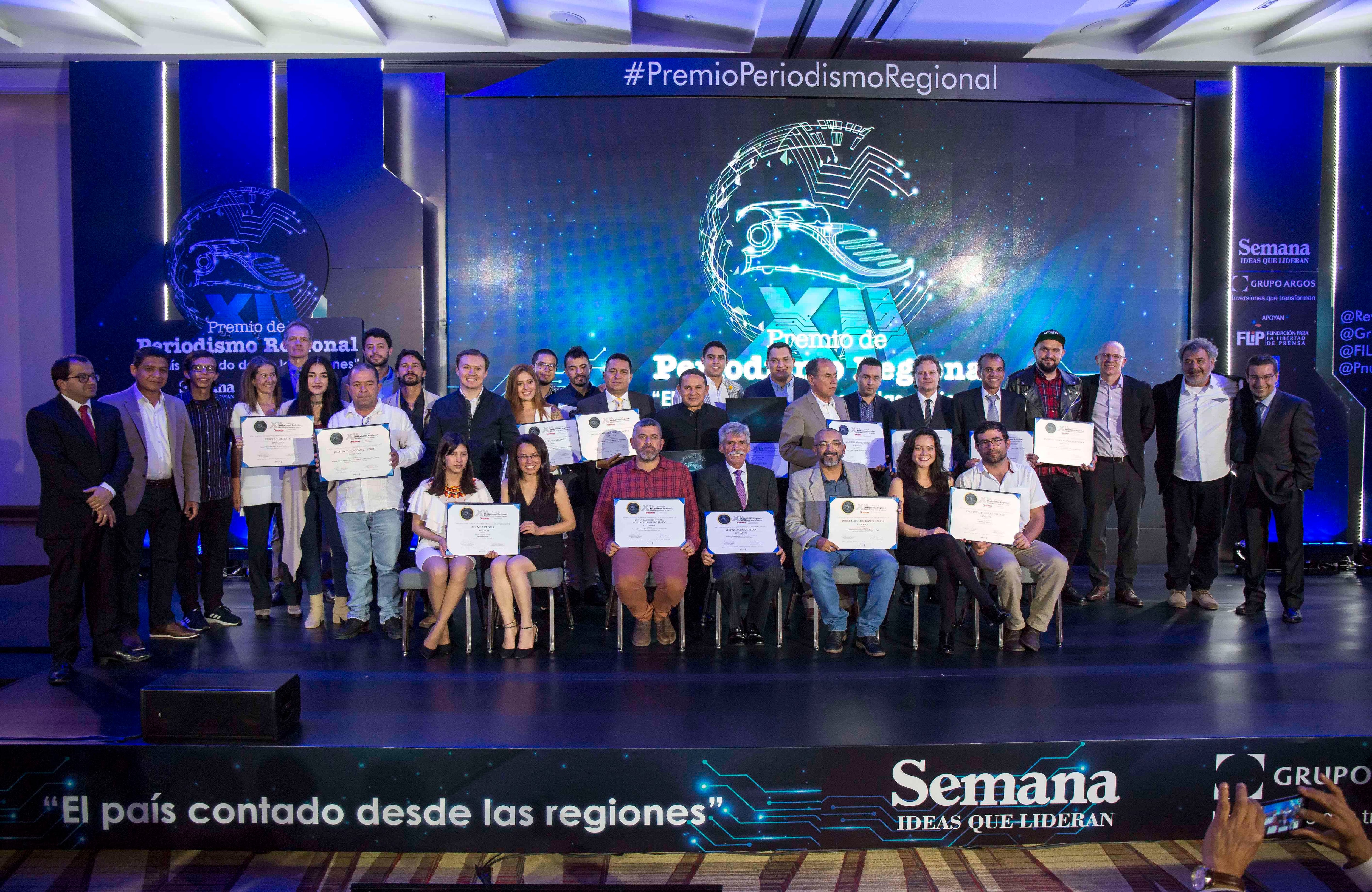 Finalistas del Premio de Periodismo Regional Semana - Grupo Argos: El país contado desde las regiones 2019