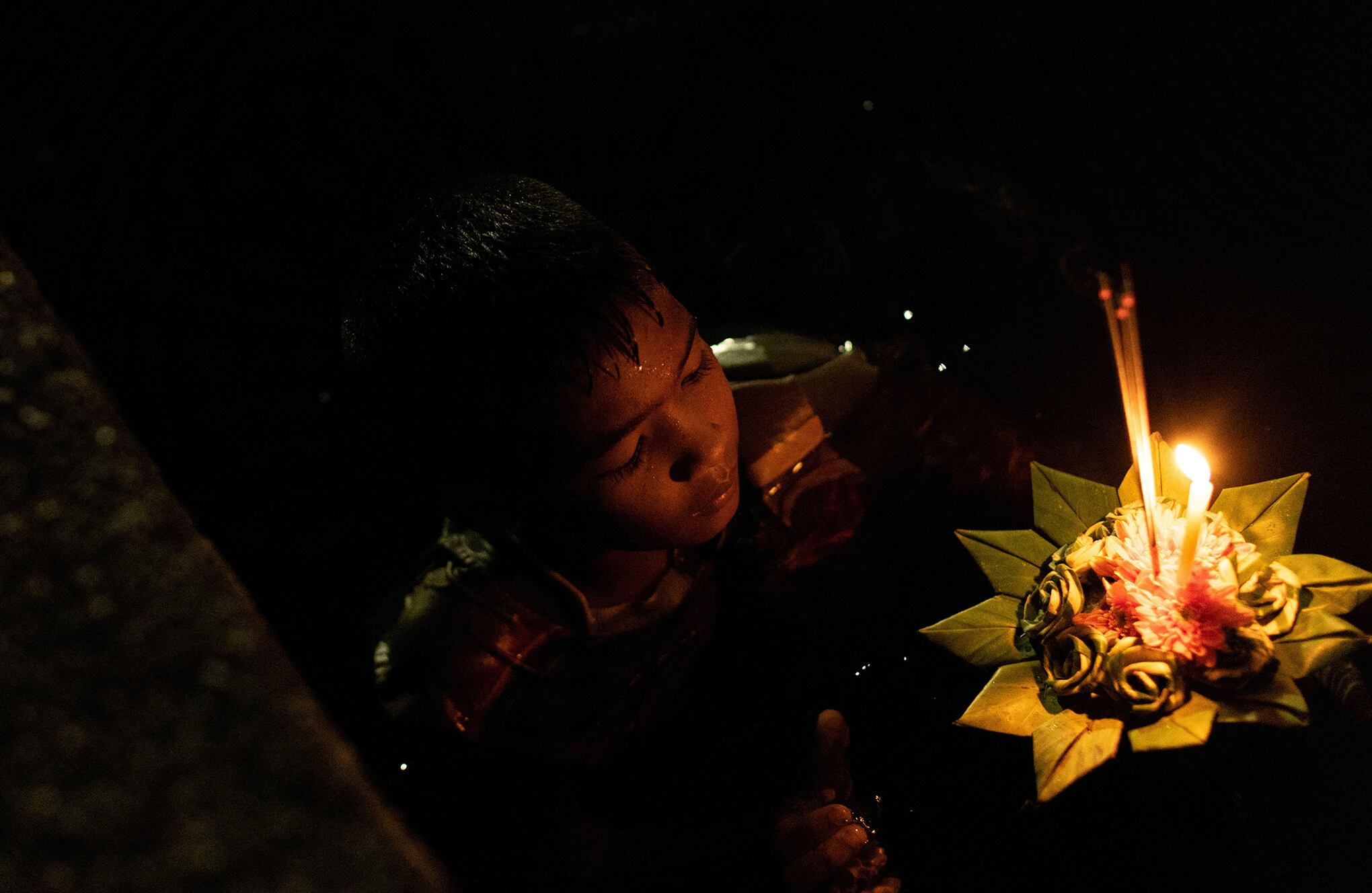 En imágenes : Festival de la cesta flotante de Tailandia